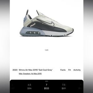 Nike air max 2090s ‘sail cool grey’